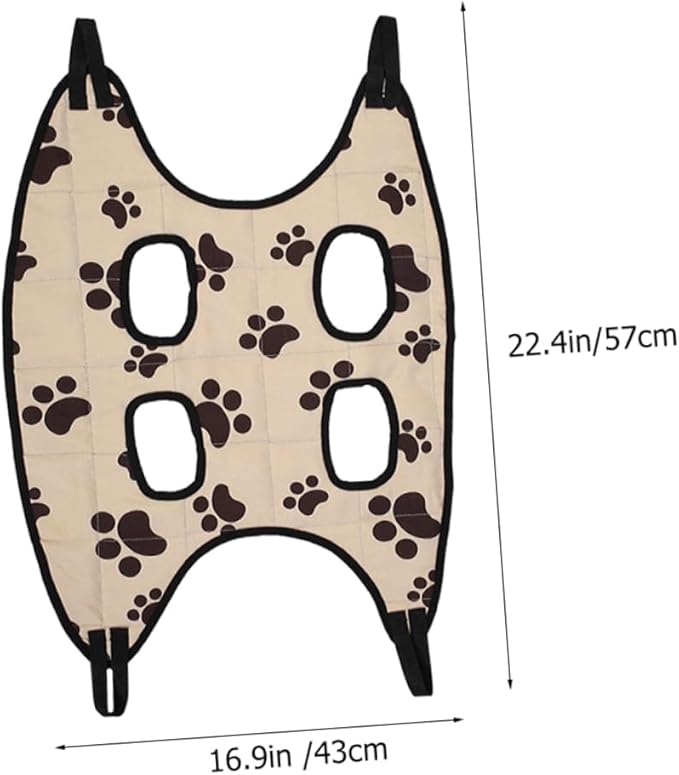 Homoyoyo Cat Grooming Hammock Wear-Resistant Pet Sling for Nail Trimming Machine Washable Cat Bed for Easy Grooming and Stress Relief