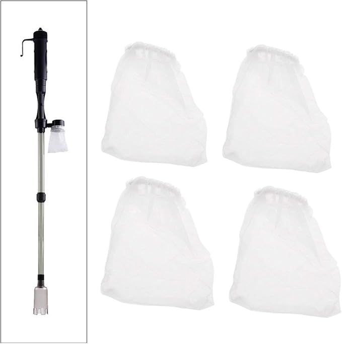 (4 Bags Per Bag Aquarium Fine Sand Filter, Aquarium Fish Tank, Mesh Media