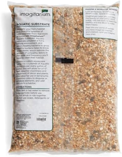 imagitarium by Petco Aquarium Gravel Substrate Nutmeg 20 lbs.