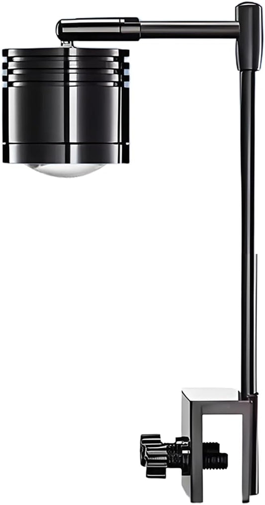 Aquarium LED Light, 5W Clip-on Fish Tank Lamp, 3 Colors, 7.7 Inch Fixed Arm, USB 5V Downlight