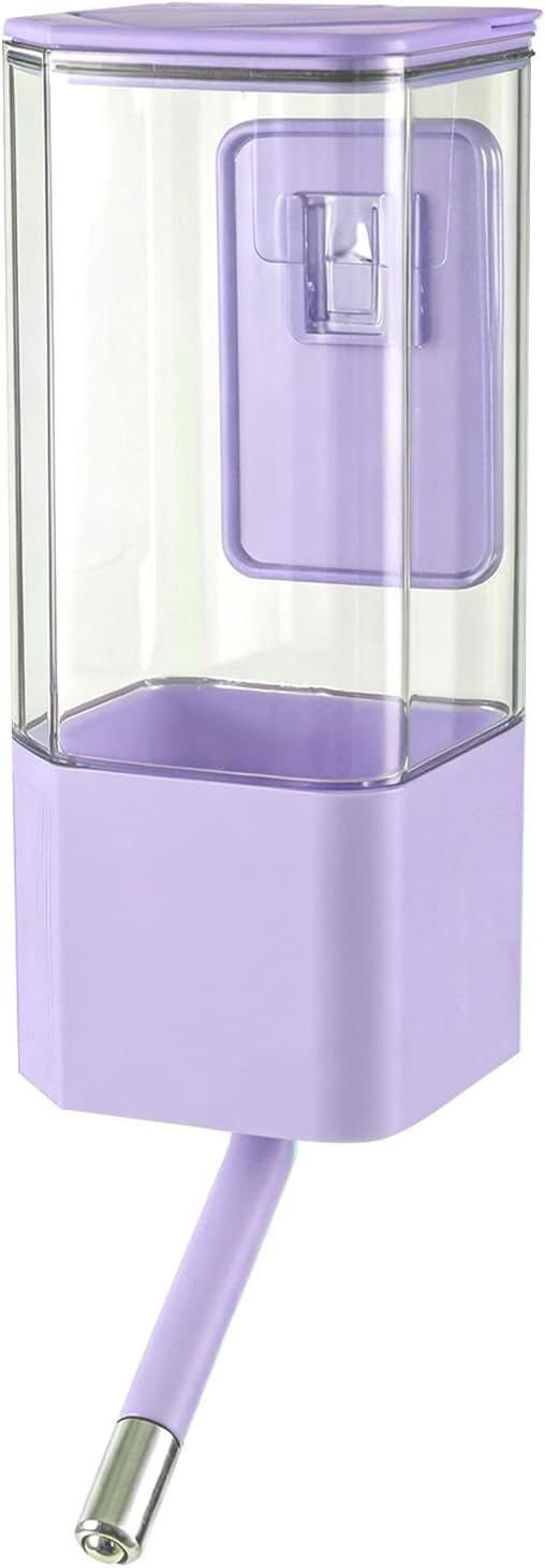 47OZ Large Capacity No-Drip Water Bottle for Small Animals, Hanging Pet Water Dispenser for Cage Crate, Leakproof Feeder for Guinea Pig, Cat, Rabbit, Ferret, Dog,Chinchilla