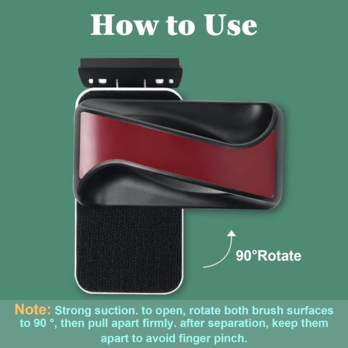 MiOYOOW Magnetic Fish Tank Cleaner, Double Sided Scrubber with Algae Scraper Blade Strong Magnet Floating Brush for 0.9/1.8cm Aquarium
