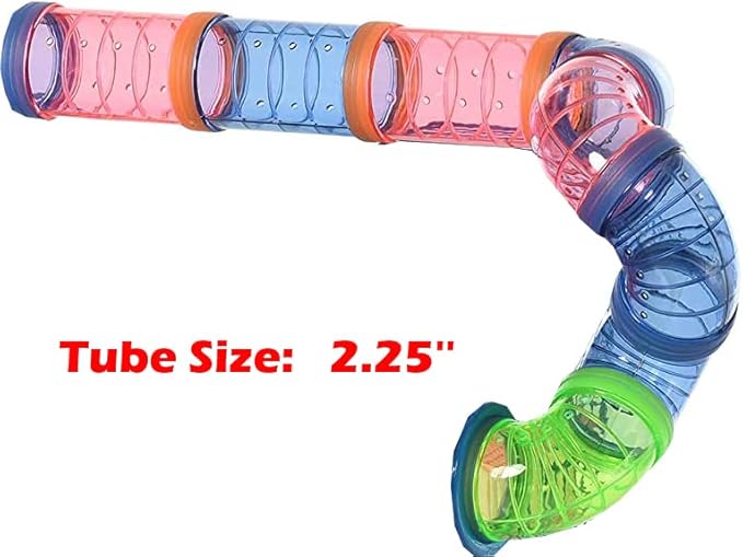 Mcage Large Muli-Level Hamster Mansion Mouse Habitat Gerbil Home Mice Rodent Rats Small Animal Critter Home Cage Expandable and Customizable with Hide House Food Dish Running Wheel Water Bottle