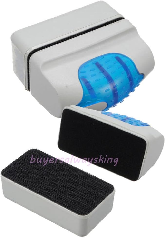 Aquarium Strong Magnetic Cleaner Brush, Fish Tank Glass Magnet Cleaning Tool Floating Cleaner Scrubber Brush