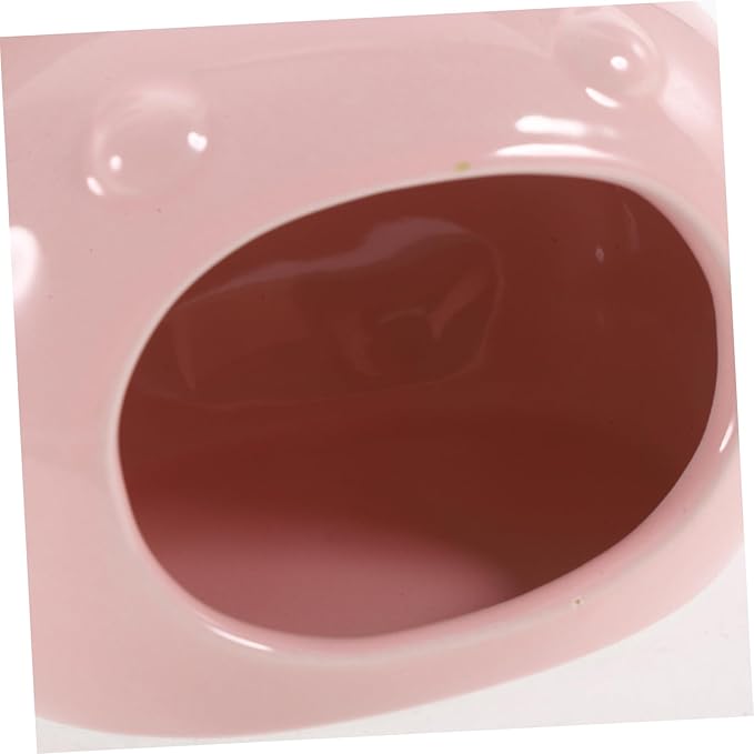 COLLBATH Ceramic Hamster Hideout Small Animal House Bed for Hamsters Gerbils Guinea Pigs and Hedgehogs Comfortable Ceramic Pet Shelter