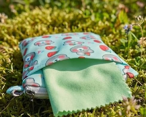 Small Pet Carrier Bag with Soft Minky Dot Lining, Breathable & Waterproof Travel Pouch for Leopard Geckos, Hamsters, Small Reptiles and Small Animals – All-Season Use