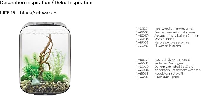 BiOrb 46083.0 Feather Fern Set Small Green Aquariums