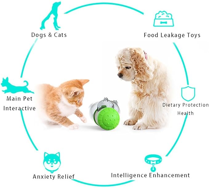 Dbeans Flourishing Interactive Treat Ball for Rabbits & Guinea Pigs - Enrichment Foraging Toys for Boredom