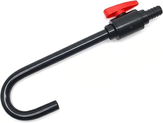 Python Hands-Free Aquarium Hook 5-55 Gallon, 14in Siphon Hose | Python aquarium hook hands-free 5-55 gal, 14in siphon hose. BPA-free, flow valve. Fits 1/2", 5/8", 3/4" garden hose.