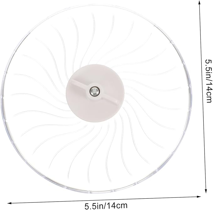 Toyvian Silent Hamster Wheel 5.51 Inch Running Wheel for Small Pets Including Hamsters Guinea Pigs Chinchillas and Gerbils Smooth Edges Low Noise Exercise Toy for Cage