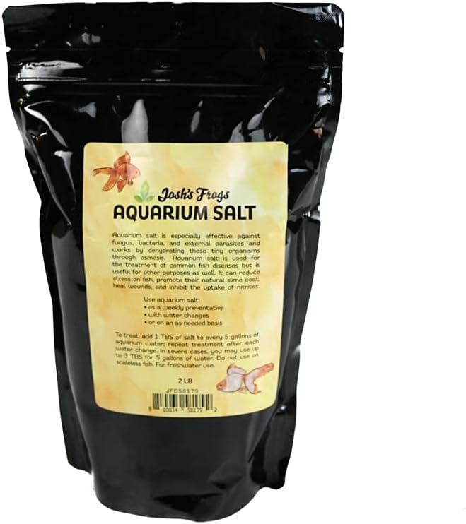 Josh's Frogs Aquarium Salt (2 lb)- Freshwater Aquarium Treatment