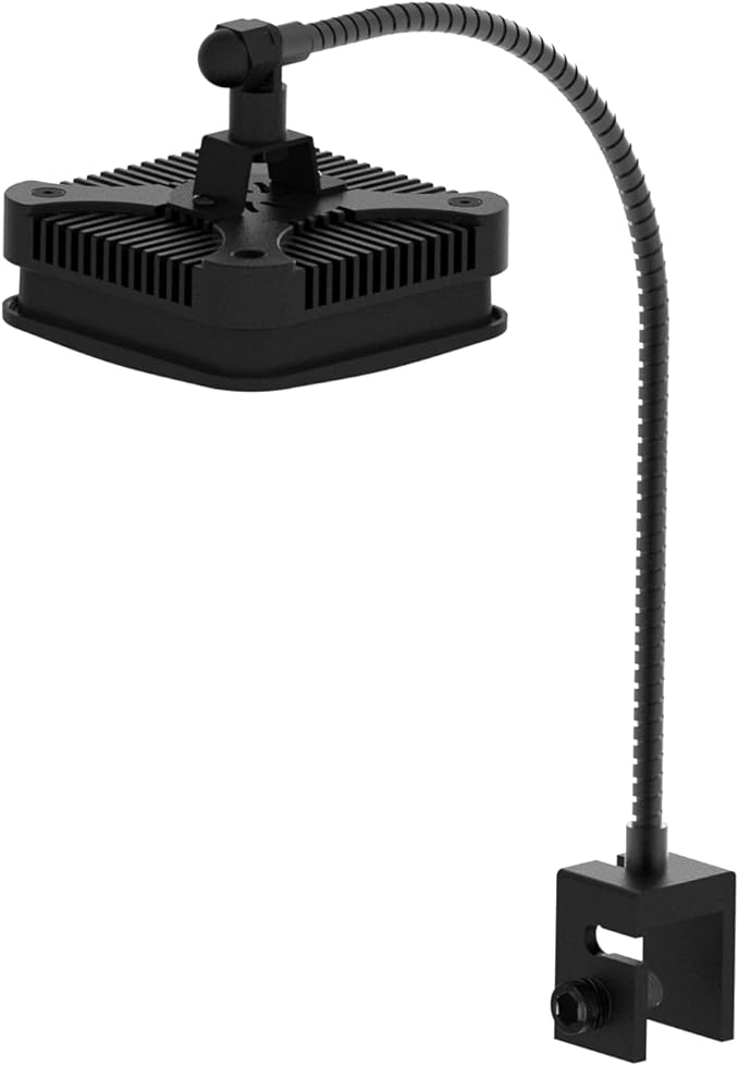 Lominie 360-Degree Adjustable Gooseneck Mount for LED Aquarium Light Pixie 30 Aquarium Plant Light Saltwater/Freshwater Aquarium Light Tank Mount