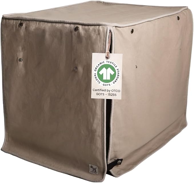 Molly Mutt Wild Horses Dog Crate Cover, 100% Cotton Canvas Cover with 2 Roll-Up Panels, Ideal for Dog or Cat Crate, Durable, Washable, and Free of Harmful Chemicals, 36" x 24" x 27"