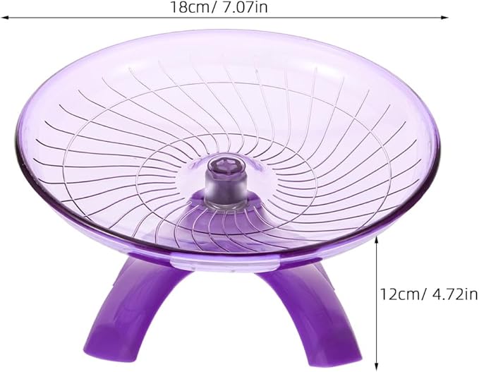 POPETPOP Silent Hamster Running Wheel 7 Inch Exercise Wheel for Small Pets Including Hamsters Gerbils Hedgehogs Squirrels Quiet Fitness Toy for Pet Activity