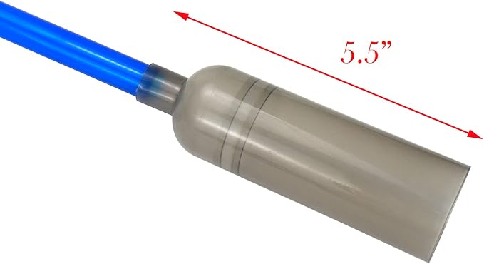 2Sets Aquarium Siphon Water Changer Fish Tank Gravel Cleaner(Blue) | Made of Plastic, with Long Nozzle, for Cleaning Changing Water, Washing Sand, Cleaning Function