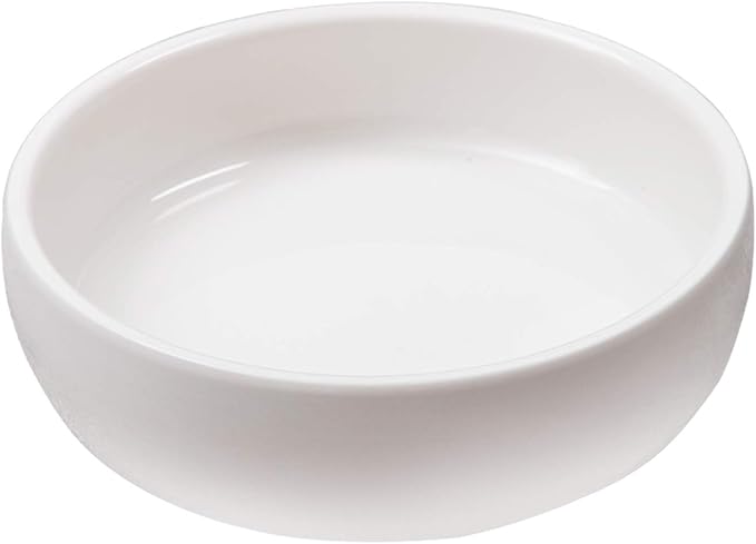 Ceramic Pet Bowl for Cats,Classic Ceramic Cat Dish Dog Bowls for Food and Water,12 Liquid Ounce
