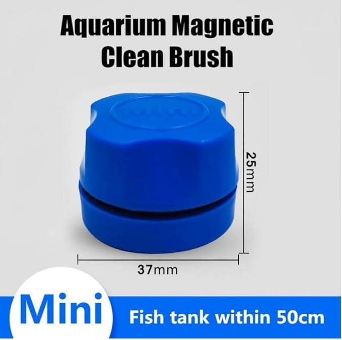 Magnetic Aquarium Fish Tank Glass Algae Scrubber Cleaner Scraper Floating Clean Brush