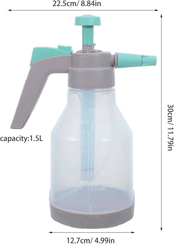 Bird Bath Sprayer for Parrots: Ultrafine Avian Pump Mister - 1.5L/50.72 Fl Oz Bird Bath Habitat Cleaner for Parakeets Macaws Cockatiels