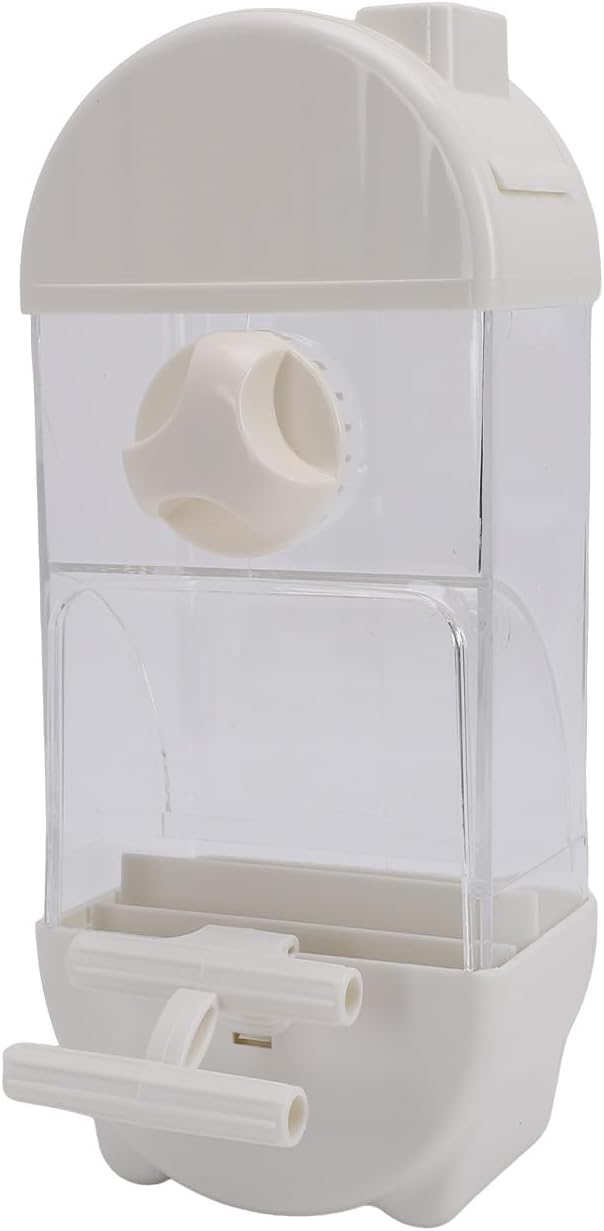 GLOGLOW Hanging Bird Feeding Box, 800ml Large Capacity No Mess Bird Feeder with Automatic Dispensing for Parakeets and Other Birds
