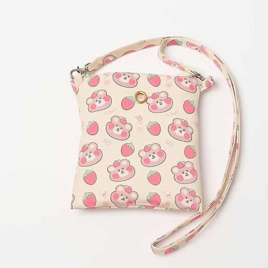 Small Pet Carrier Bag with Soft Minky Dot Lining, Breathable & Waterproof Travel Pouch for Leopard Geckos, Hamsters, Small Reptiles and Small Animals –All-Season Use