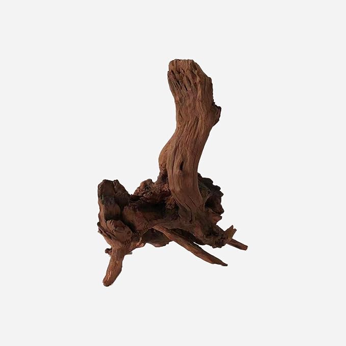 Natural Driftwood for Aquarium Decor, L11.81×W11.02×H12.6 Inches Large Drift Wood Decorations for Reptile Hide, Fish Tank, Optional Shapes