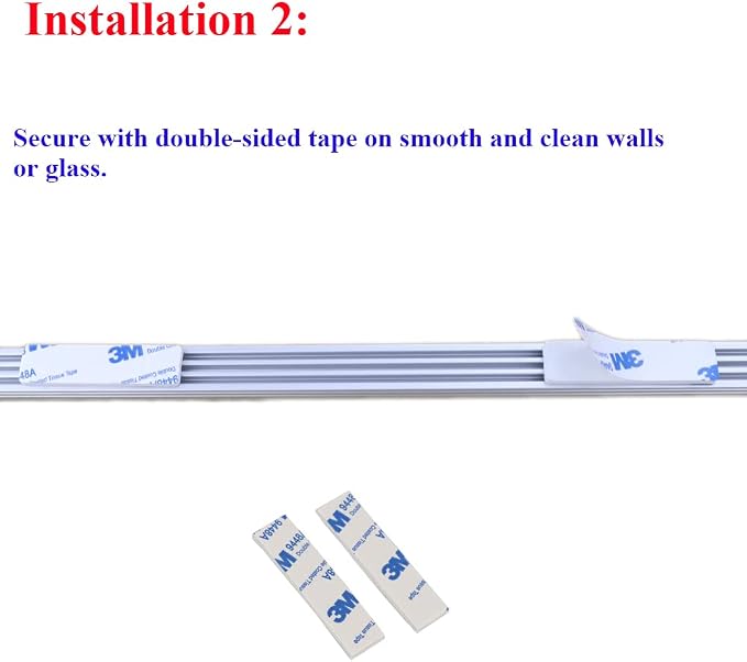 12" Blue 440nm Waterproof IP67 LED Aquarium Fish Tank Light 12V DC | SMD 5050 18 LEDs Aluminum Rigid LED Lights Fixture for Plant Grow, Saltwater Freshwater Fish, Reef Tank Lighting (No Adapter)