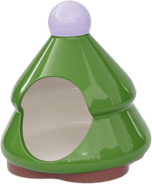 Baoblaze Hamster Hideout Critter Nest Ceramic Pet House Small Animals Cave Bed for Squirrel Mini Animals Dwarf Hamsters