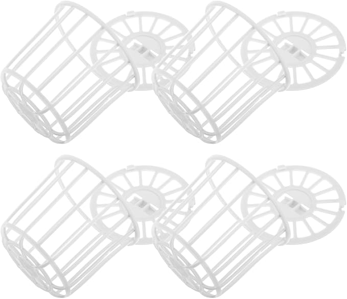 Abaodam 4pcs Plastic Bird Nest Boxes for Finch Breeding Canary Cage Bird Hut Cage Accessories Breeding Nesting Material Storage Baskets for Parrot Pet Supplies