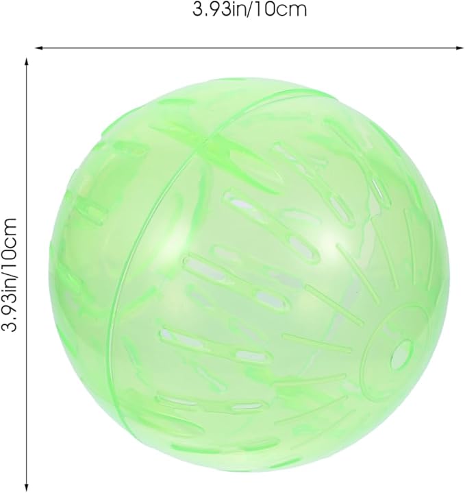Baluue Hamster Running Ball 4 Inch Mini Exercise Toy for Small Pets Safe Interactive Activity for Hamsters Gerbils