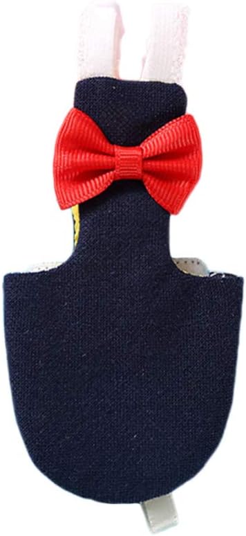 balacoo Bird Diaper Parrot Flight Suit Adjustable Bird Clothes for Parakeets Cockatiels Similar Pets Easy Clean Design Navy-xs