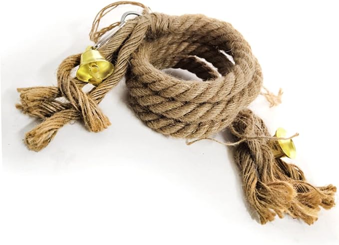 Cotton Rope Bird Accessories Parrot Climbing Toy Spiral Jute Rope for Pet Birds Exercise Toy