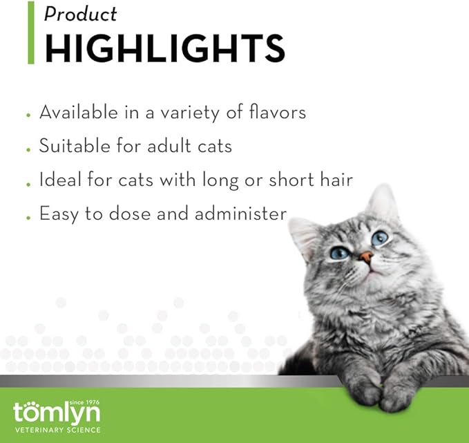 TOMLYN Laxatone Catnip Flavored Hairball Remedy Gel for Cats and Kittens, Hairball Gel for Cats to Help Prevent Hairballs and Promote Healthy Digestion, 4.25oz - 2 Pack