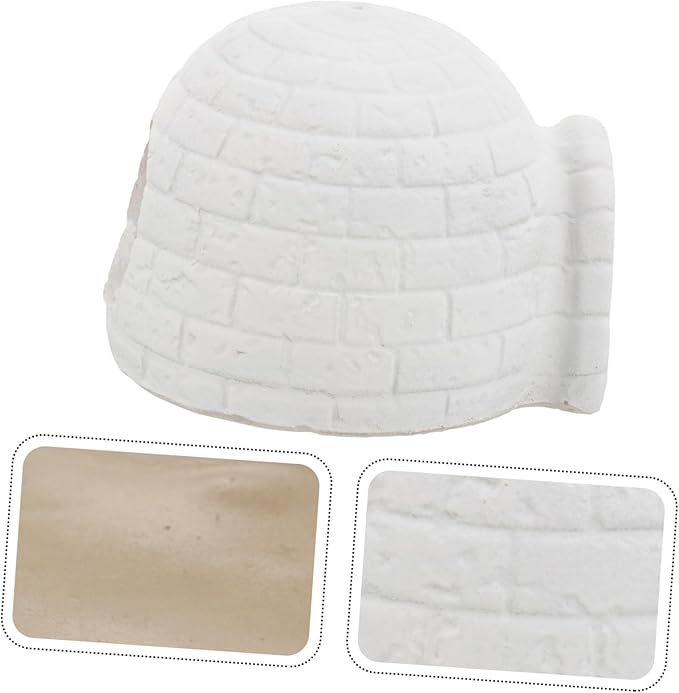 Adorable Ceramic Pet Nest Hideout for Small Animals Cooling House for Hamsters Guinea Pigs and Birds Unique Design for Comfort and Fun