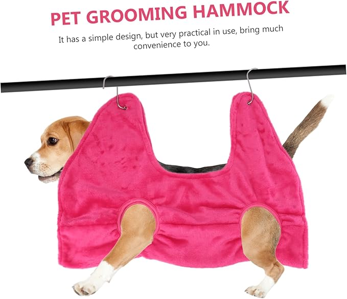 COLLBATH Pet Grooming Hammock for Dogs Cats Safe Cat Grooming Supplies Ergonomic Design