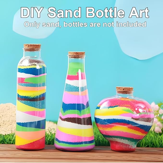0.85LB Fruit Green Unity Art Sand Assortment,Vase Fillers Sand for Bottles