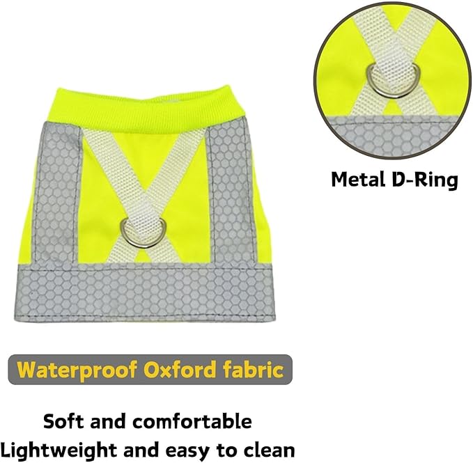 Bird Harness and Leash - Adjustable Parrot Training Flight Harness Vest with Reflective Strip Nylon Training Rope for Medium Large Bird Parrot Cockatiel Monk Parakeet Sun Conure (S)