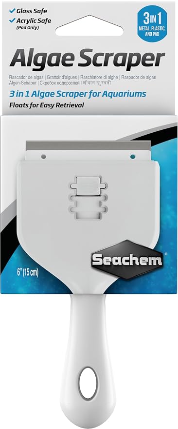 Aquarium scraper 6"
