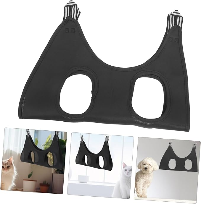 UPKOCH Pet Grooming Hammock for Cats and Dogs Sling for Nail Trimming and Grooming Space-Saving Design Fits Pets Decor Style
