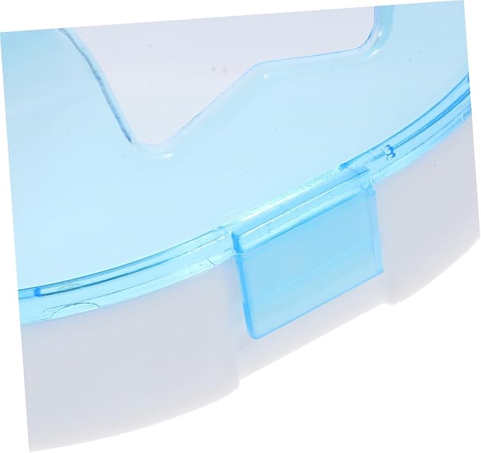Levemolo Abs Plastic Small Pet Bathing Tub Chinchilla Dust Bath Container for Hamsters Guinea Pigs