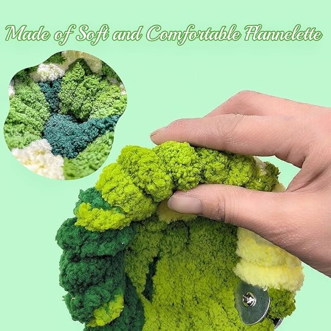 2 Pack Warm Bird Nest Bed for Cage Plush Hanging Parrot Bed Bird Snuggle Hut Hanging Sleeping Bird House for Parakeet, Conure, Budgie, Cockatiel, Lovebird, Finch, Hamster-Green&Pink