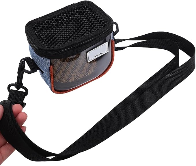 FOMIYES Messenger Bag Suitcases Organizer Bags Small Animal Carrier Bag for Purse Dwarf Hamster Carrier Handbag Storage Organizer Glider Outdoor Supplies Travel Pet Black Lining