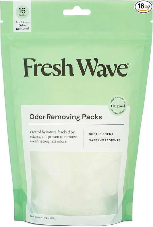 Fresh Wave Odor Eliminating & Deodorizing Packs | Bag of 16