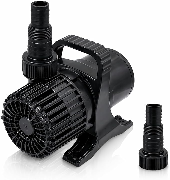 HALF OFF PONDS Submersible Water Pump, 2,200 GPH Pond Pump with 20FT Power Cord and 15FT Max Head, 120W Ultra Quiet Energy Efficient Pump for Koi Pond, Fountain, Waterfall, Water Garden, Skimmer