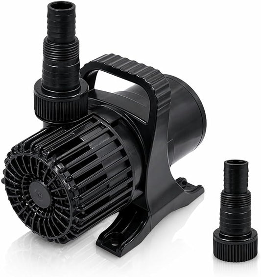HALF OFF PONDS Submersible Water Pump, 2,200 GPH Pond Pump with 20FT Power Cord and 15FT Max Head, 120W Ultra Quiet Energy Efficient Pump for Koi Pond, Fountain, Waterfall, Water Garden, Skimmer