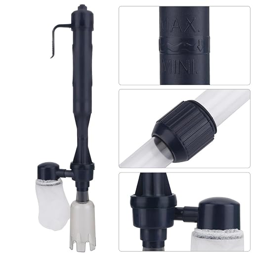 Fish Tank Cleaner, Electric Aquarium Gravel Vacuum Siphon, Battery Powered Fish Tank Drainer Water Filter Cleaner Sand Washer