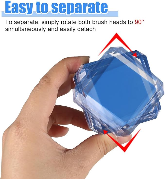 Aquarium Magnetic Cleaner, Double-Sided Algae Scraper Pad S/L for 0.2-0.5'' Thick Glass Tank