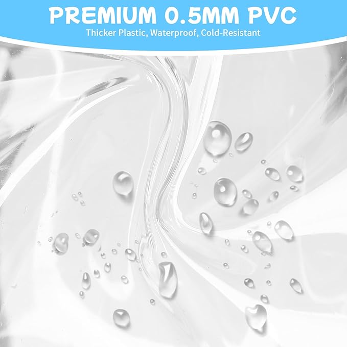 MOONBABY Small Clear Backpack for School Transparent Bookbag for Kids Heavy Duty PVC See Through Backpack Stadium Approved