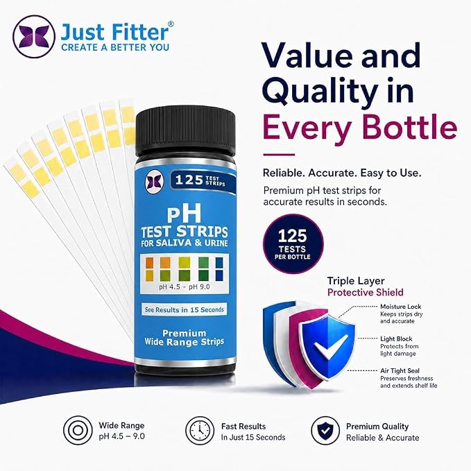 pH Test Strips for Testing Alkaline and Acid Levels in The Body. Track & Monitor Your pH Level Using Saliva and Urine. pH Tester for Highly Accurate Results in Seconds.