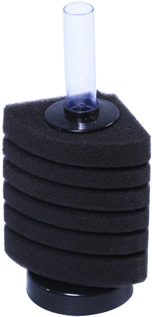 AQUANEAT Aquarium Bio Corner Sponge Filter, for Breeding Shrimp Nano Fish Tank, up to 15Gal