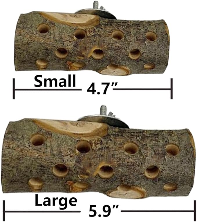 Apple Wood, Small Animals Cage Accessories, Molar Wood Chew Treats Toys for Rabbits, Hamster, Guinea Pig, Chinchillas, Gerbils, Mice, Rats, Mouse, Bunny